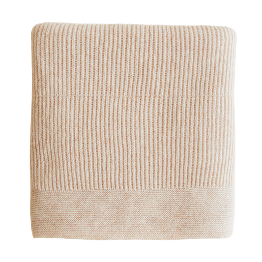 Hvid blanket Gaston - Soft Beige