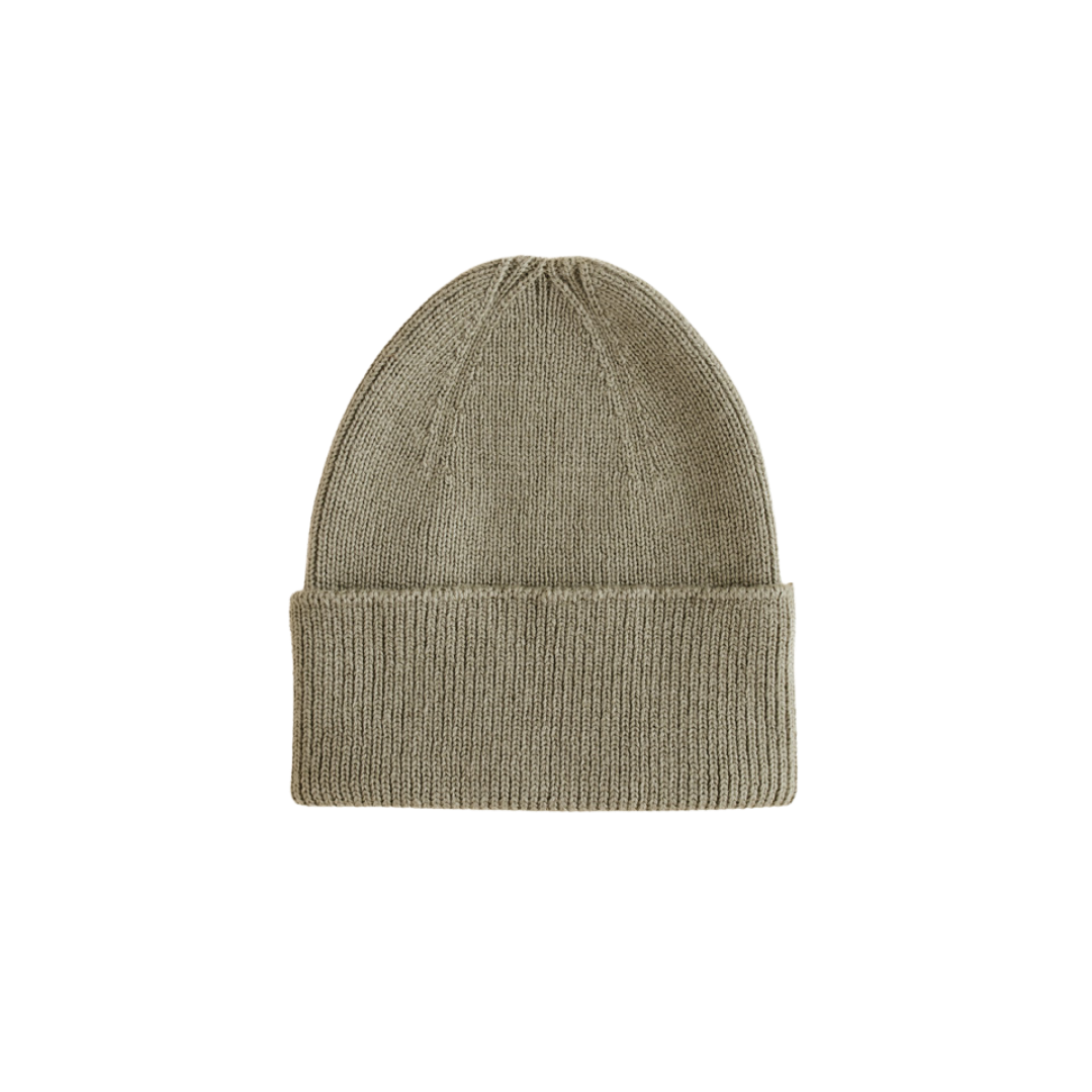 Hvid beanie Fonzie newborn - Artichoke