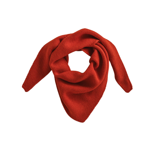Hvid scarf Josephina - Red