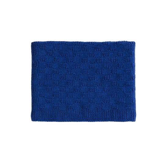 Hvid tube scarf Gigi - Cobalt blue