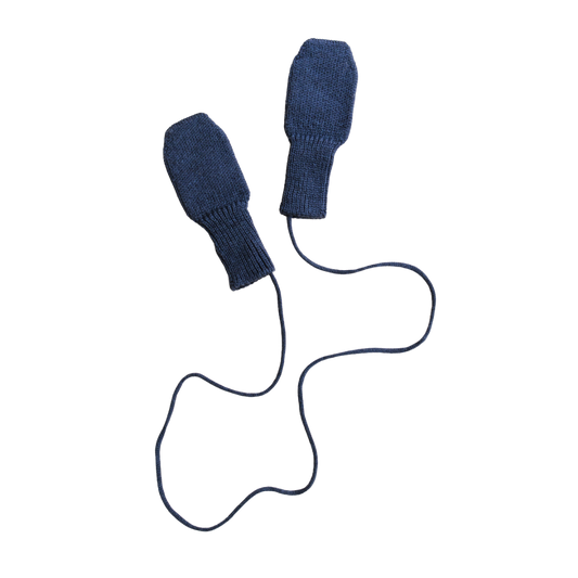 Hvid wantjes Fiza - Blue