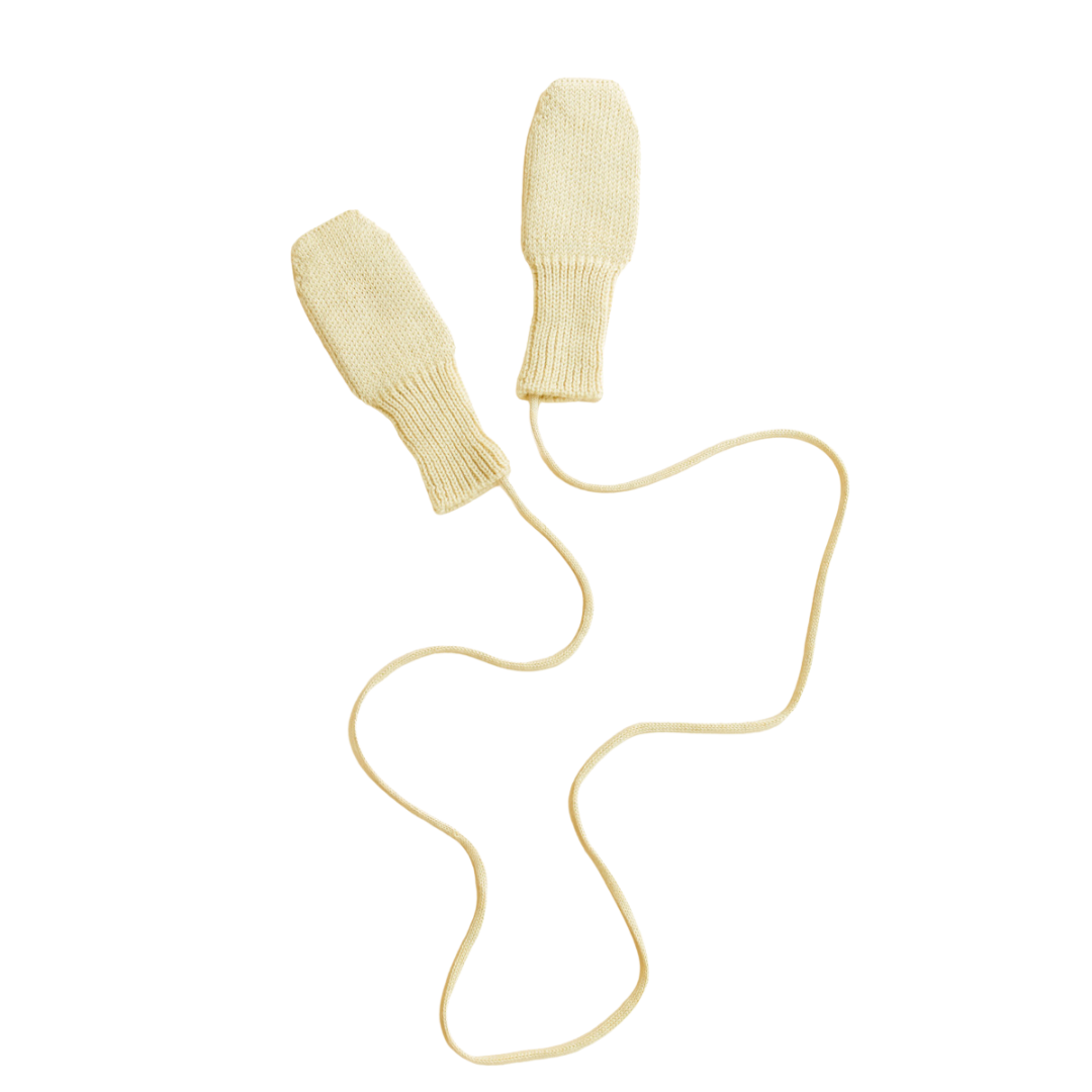 Hvid wantjes Fiza - Light Yellow