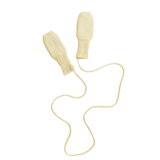 Hvid wantjes Fiza - Light Yellow