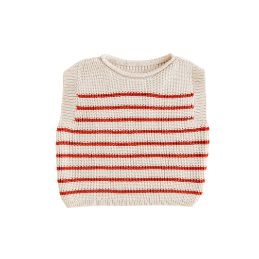 Hvid cardigan Harvey baby - Cream / Lilac