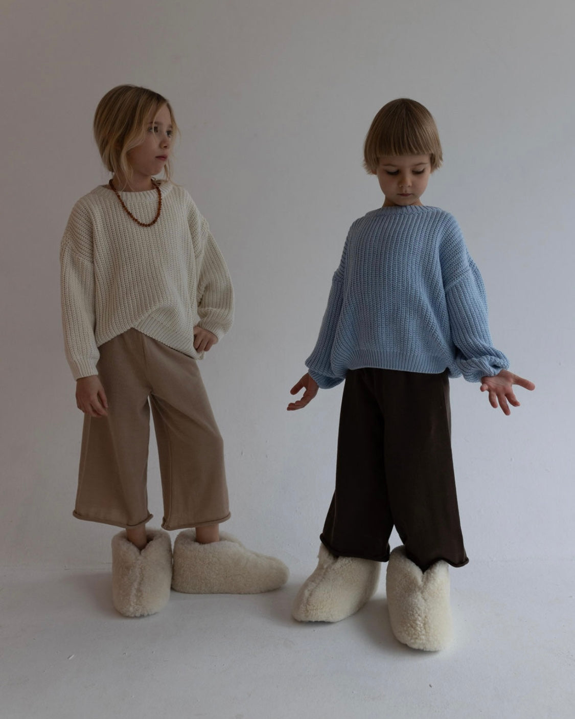 Culotte-Hose aus Merinowolle von Lillé – Beige