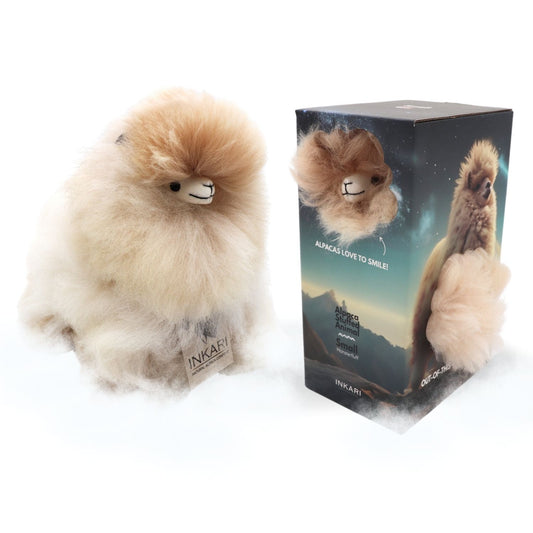 Inkari alpaca cuddly toy small naturals - Sandstone