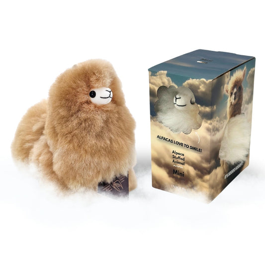 Inkari alpaca cuddly toy mini naturals - Blond