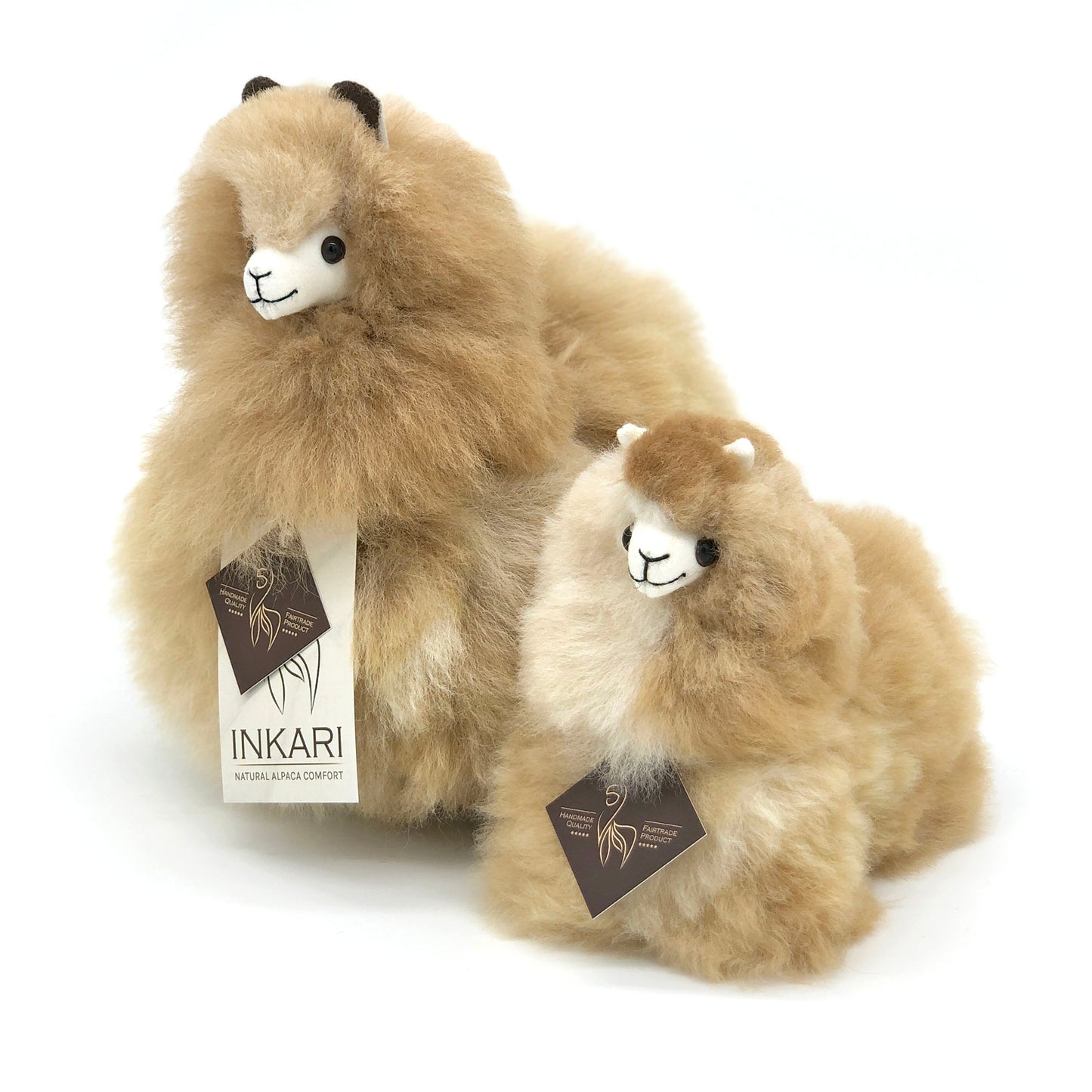 Inkari alpaca cuddly toy mini naturals - Blond