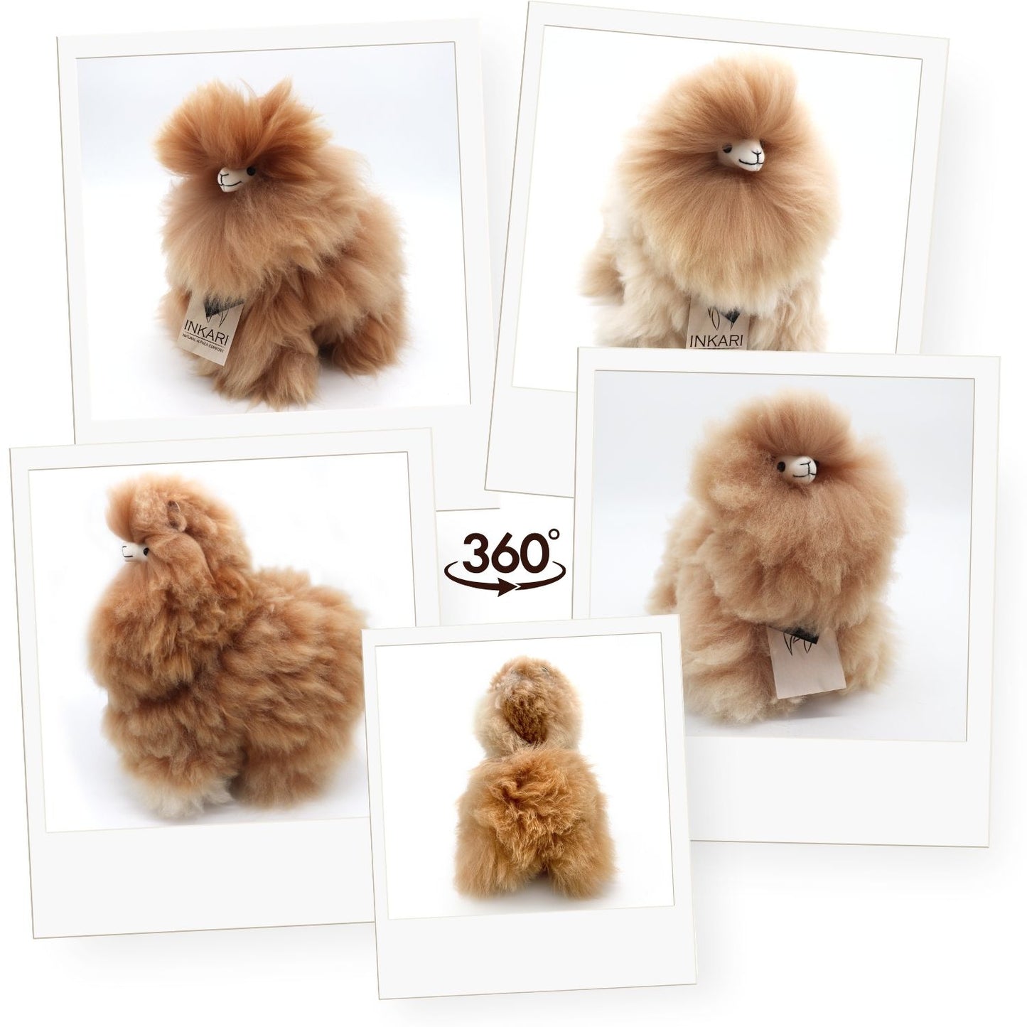 Inkari alpaca cuddly toy small naturals - Sandstone