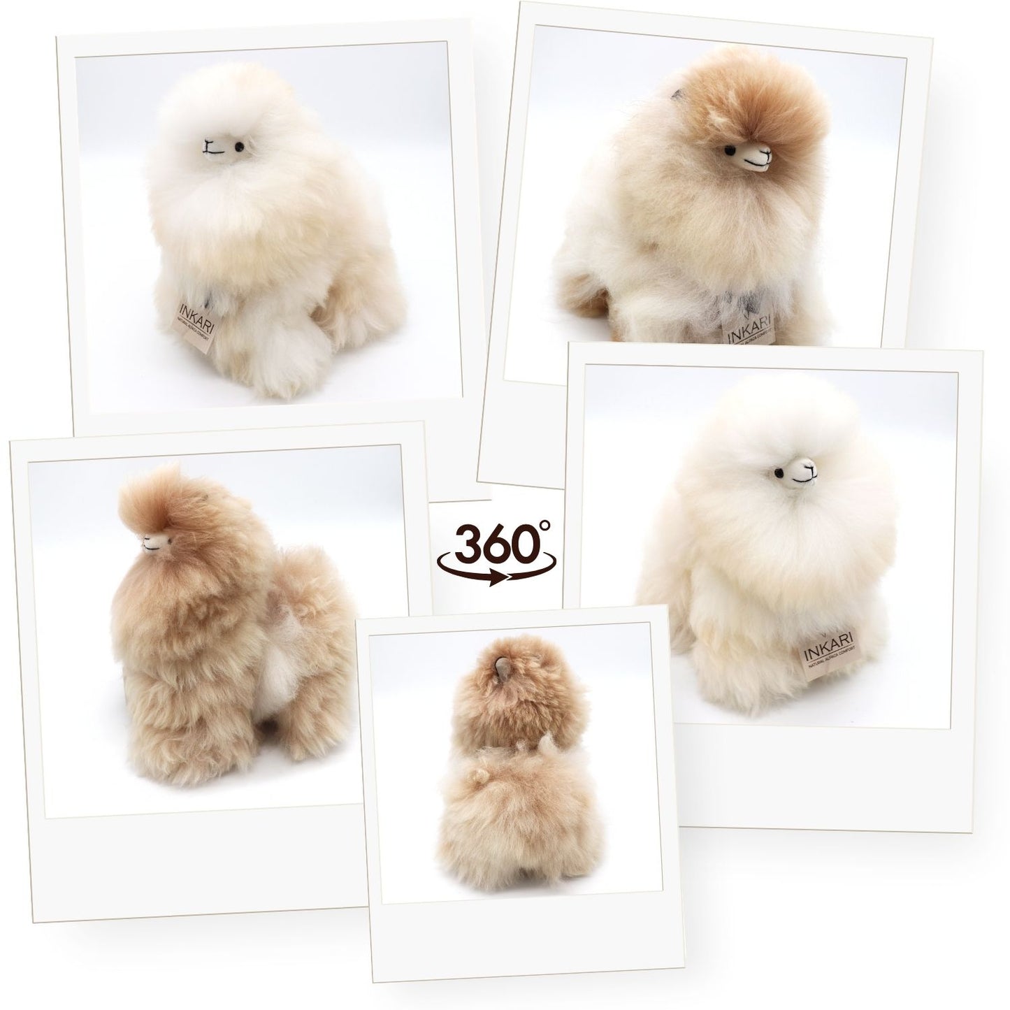 Inkari alpaca cuddly toy small naturals - Sandstone