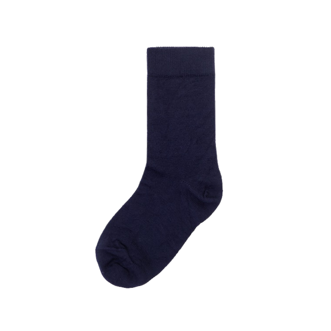 Joha dunne wollen sokken - Navy