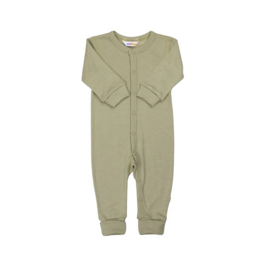 Joha merino wool/silk jumpsuit - Natural