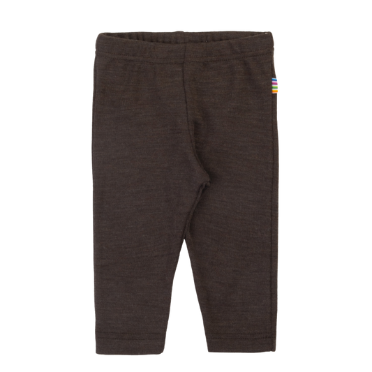 Joha wol/zijde legging - Dark Brown
