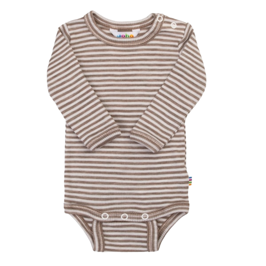 Joha wol/zijde romper - Dark Beige
