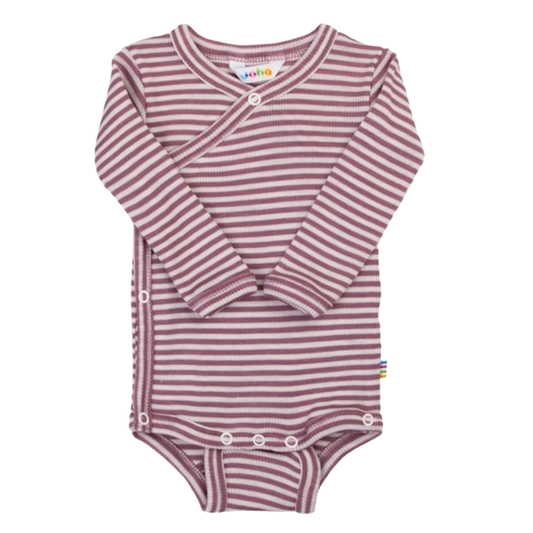 Joha wol/zijde wikkelromper - Heather