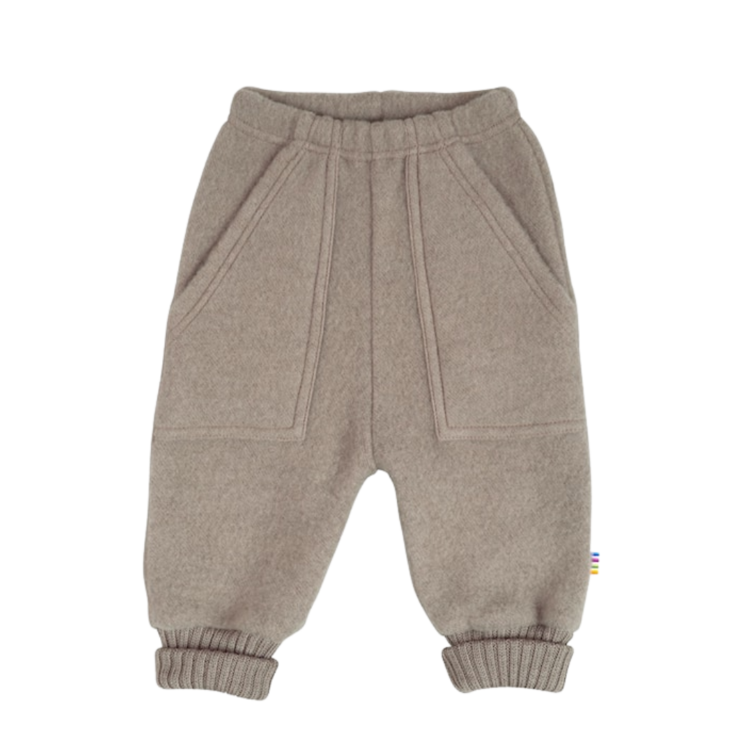 Joha wolfeece baggy pants - Sesame 