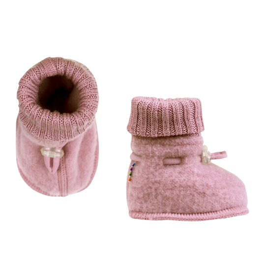 Joha wolfleece slofjes – Old Rose