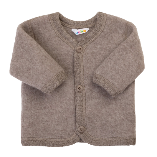 Joha wool fleece vest - Sesame