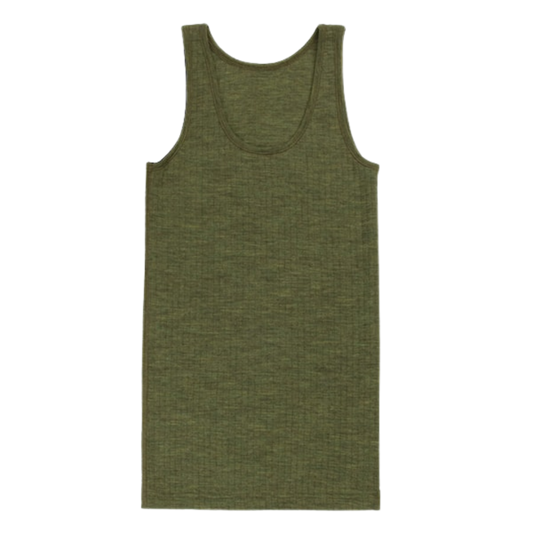 Joha wollen hemd dames - Dark Olive