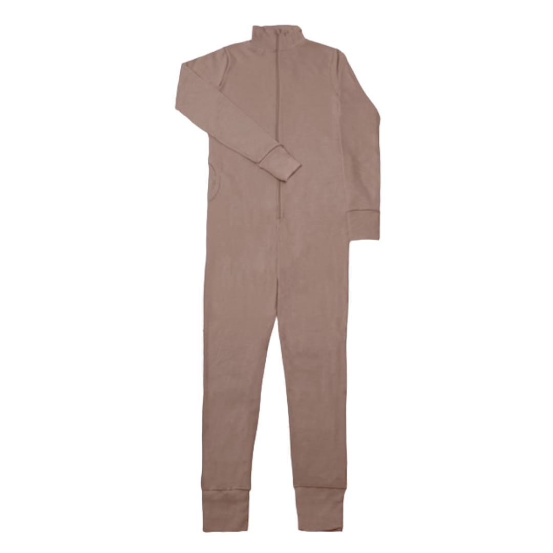 Joha wollen jumpsuit dames - Light Brown