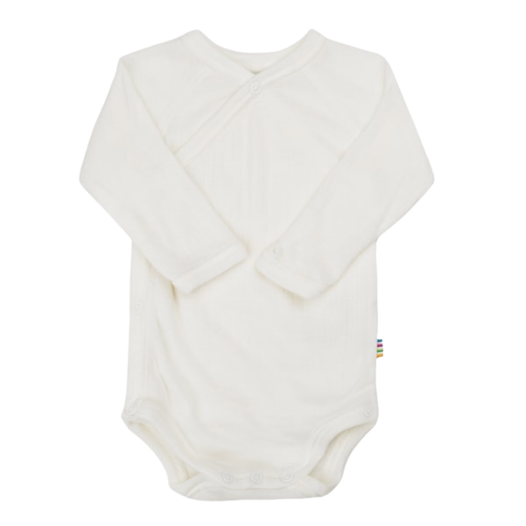 Joha wool wrap romper - Off white