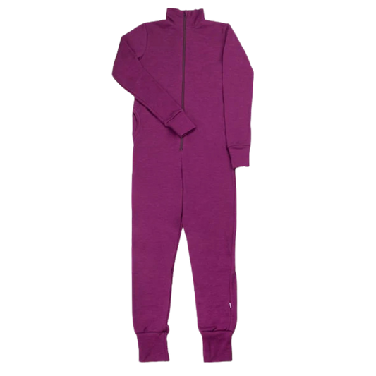 Joha merino wollen jumpsuit dames - Violet