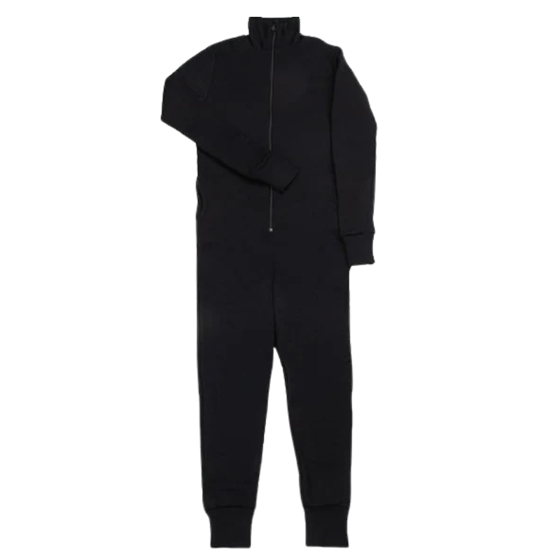 Joha wool jumpsuit men - Black