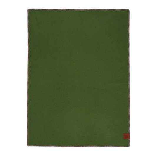 Klippan wollen babydeken Cozy - Groen / Roze