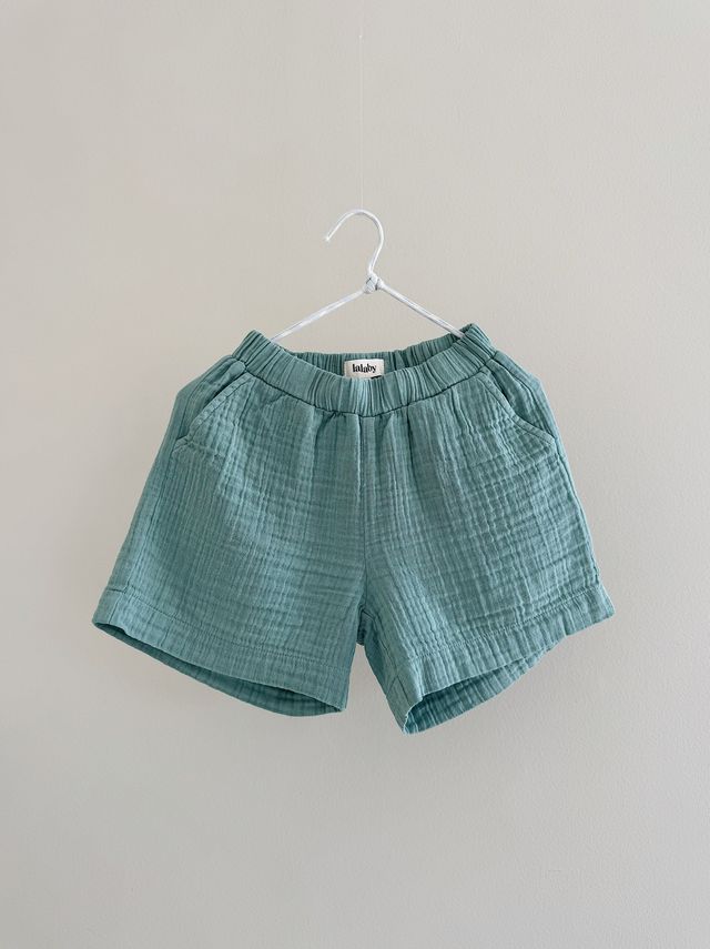 Lalaby katoenen short Andrea - Pool