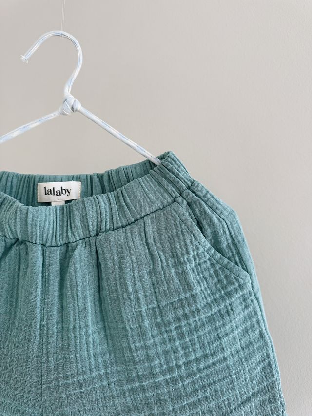 Lalaby katoenen short Andrea - Pool
