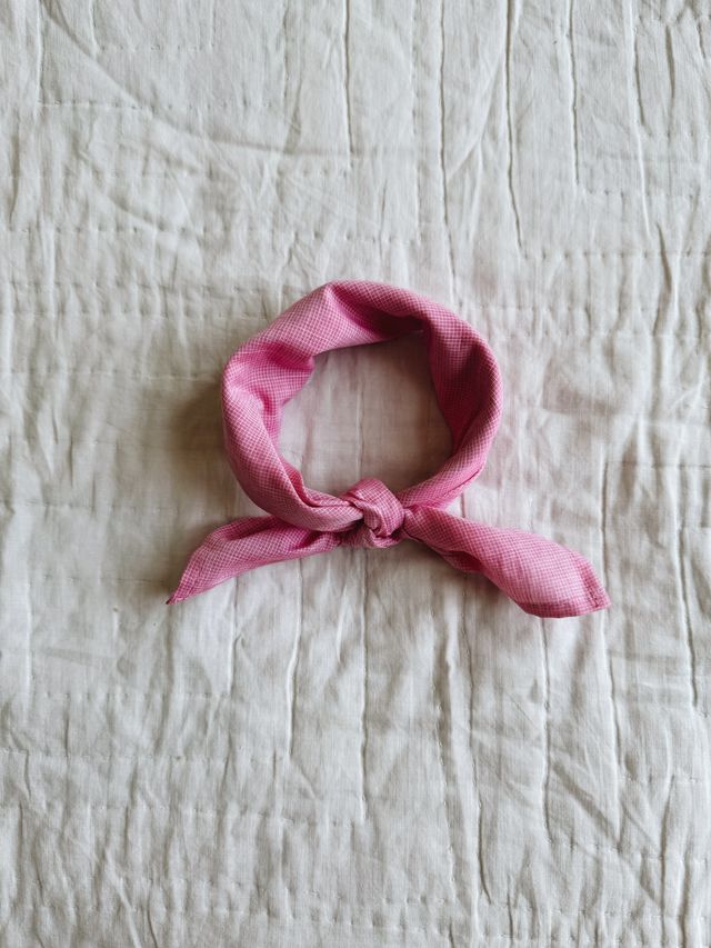 Lalaby cotton bandana Eddie – Raspberry