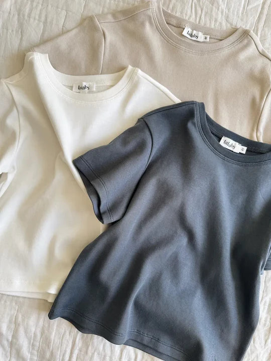 Lalaby cotton T-shirt Hamilton – Cloud