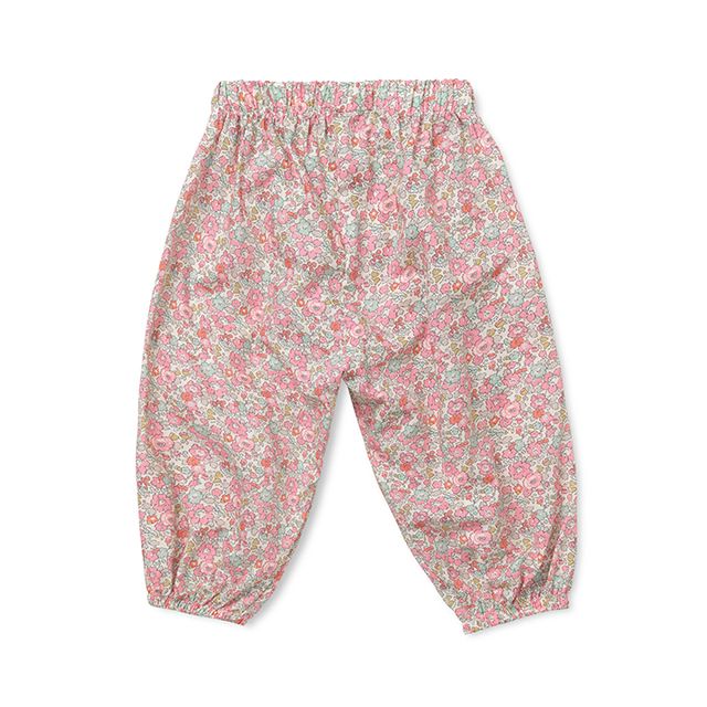 Lalaby cotton baby pants Pixie - Pink Betsy