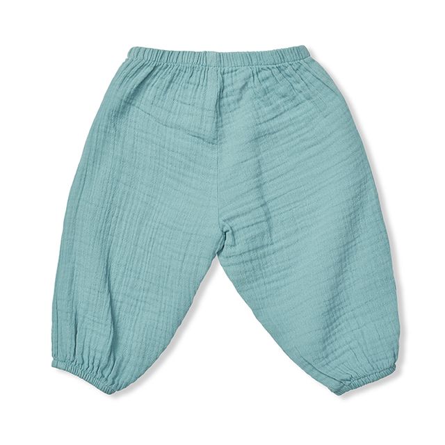 Lalaby cotton baby pants Pixie – Pool