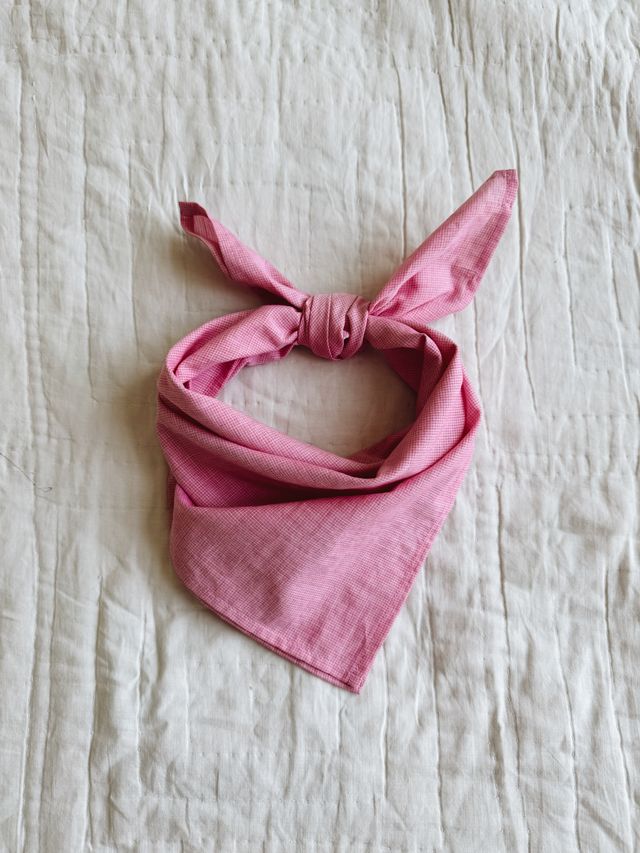 Lalaby cotton bandana Vera – Raspberry