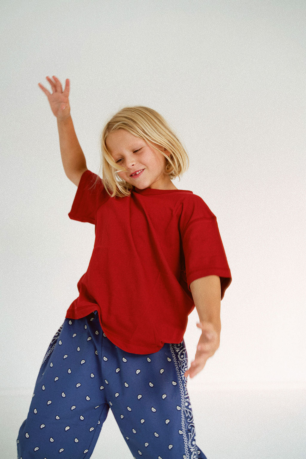 Rory George crew tee - Deep red