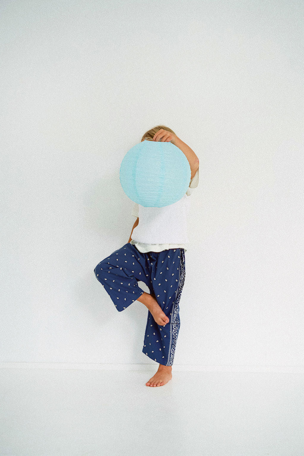 Rory George katoenen bandana broekje - Indigo