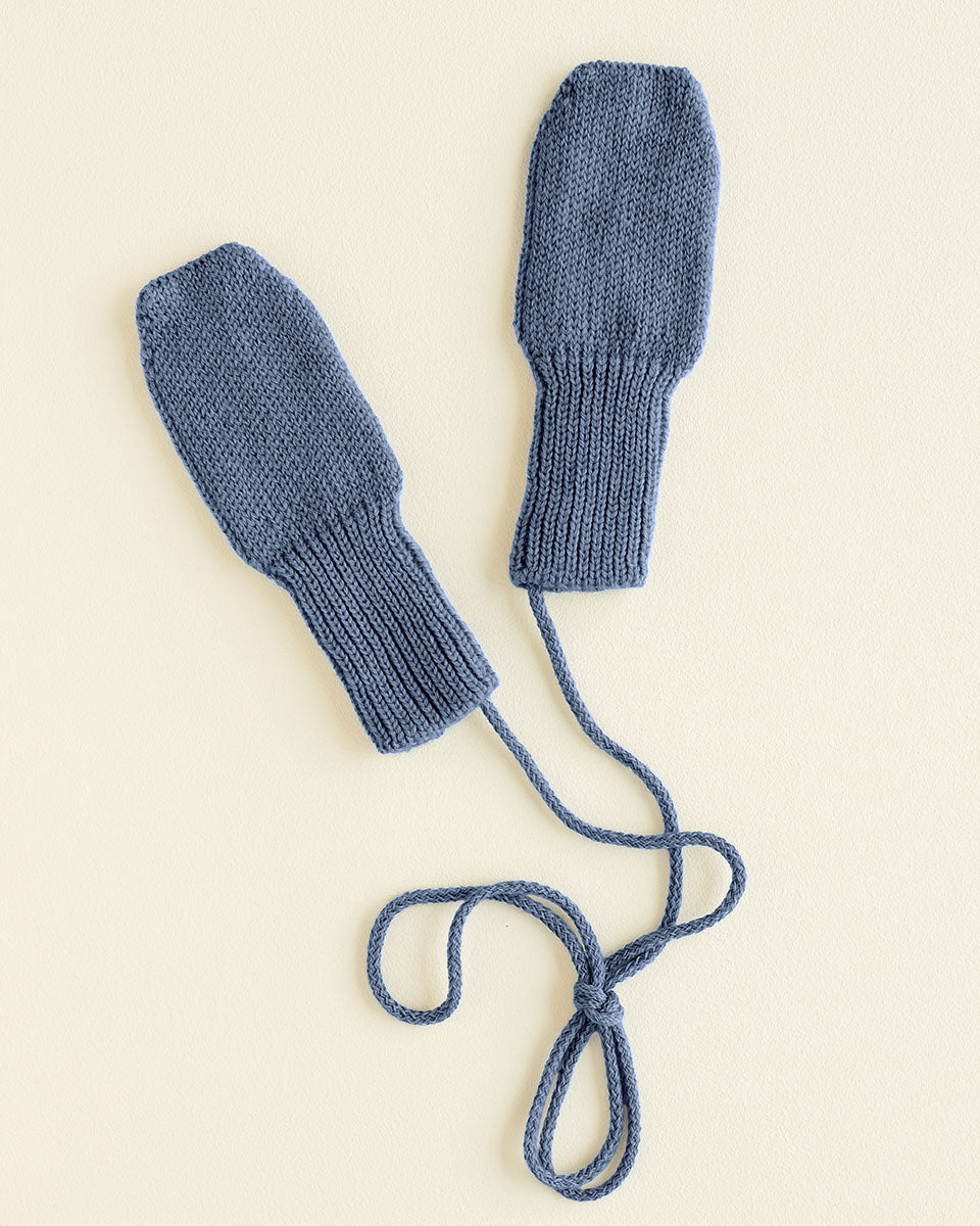 Hvid wantjes Fiza - Denim