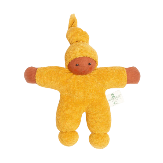 Nänchen Natur cuddly toy doll Pimpel - Goldgelb