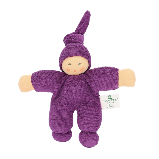 Nänchen Natur knuffelpopje Pimpel - Lila