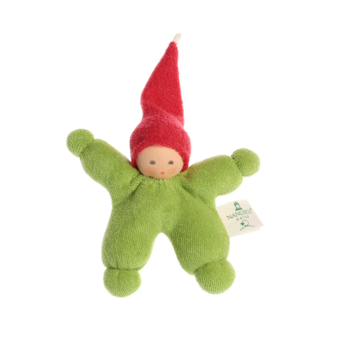 Nanchen Natur Kuschelpüppchen Wichtel – Grün