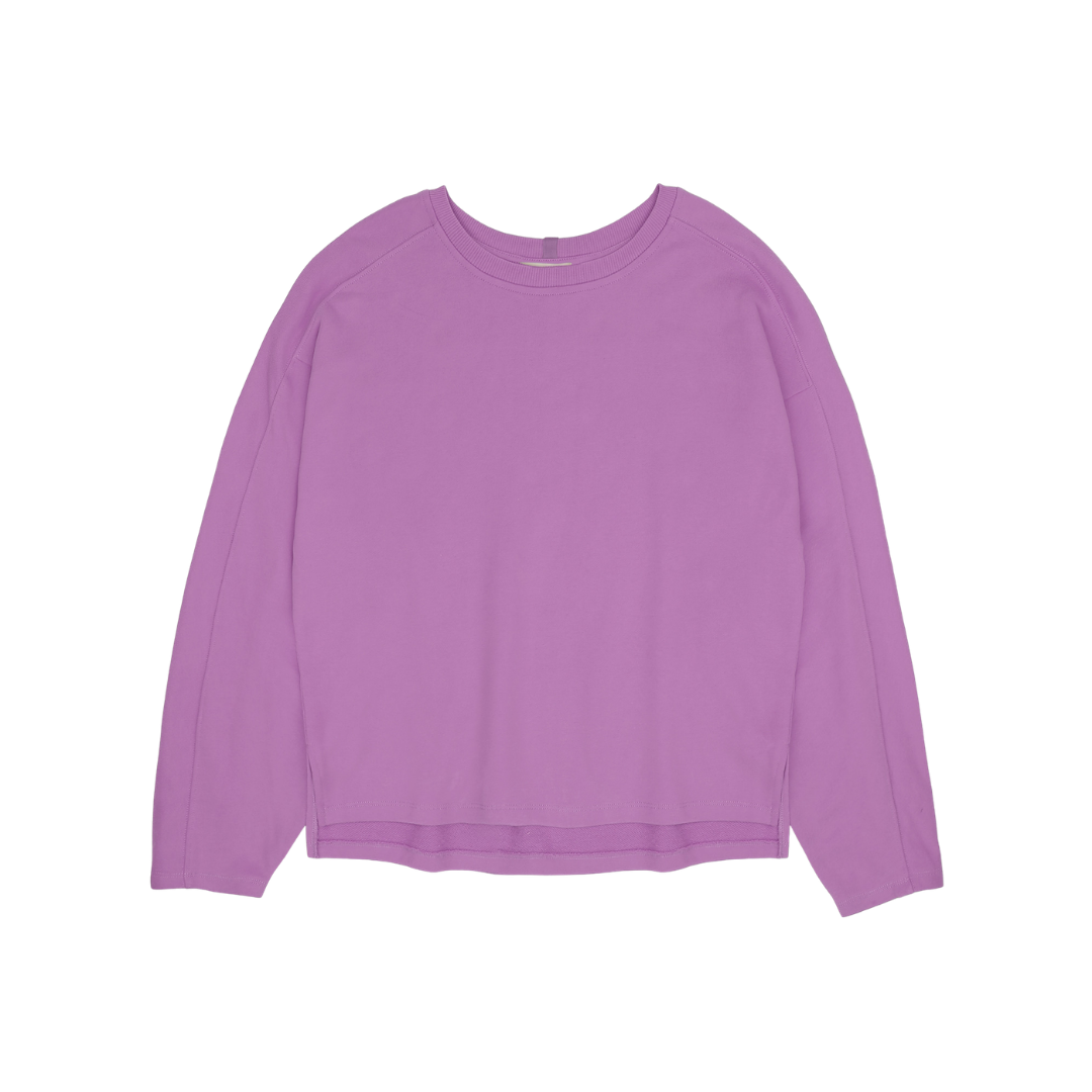 PHAE chunky sweater organic cotton ladies - Bright Lilac