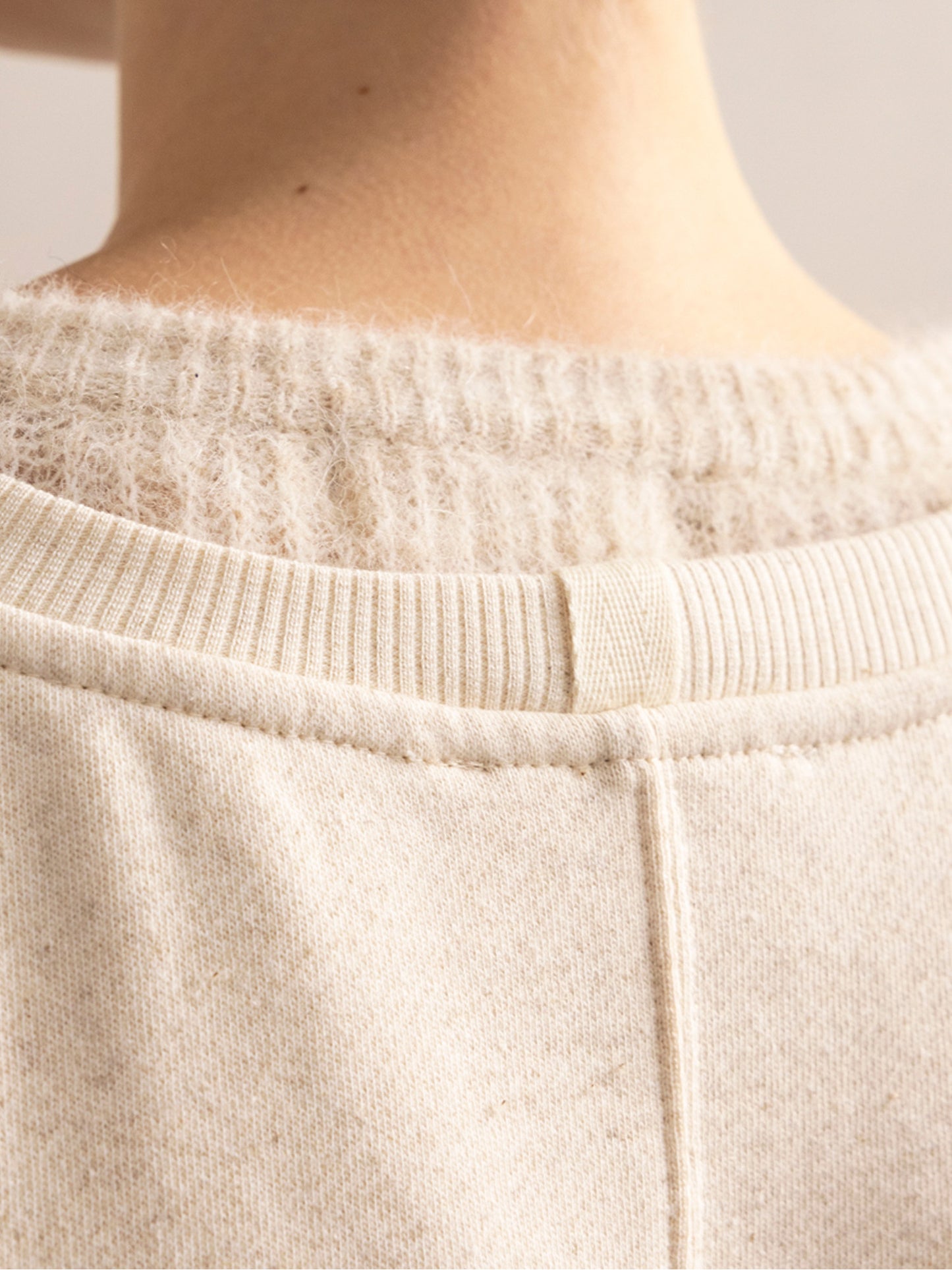 PHAE sleeveless sweater in organic cotton/linen blend for women - Natural