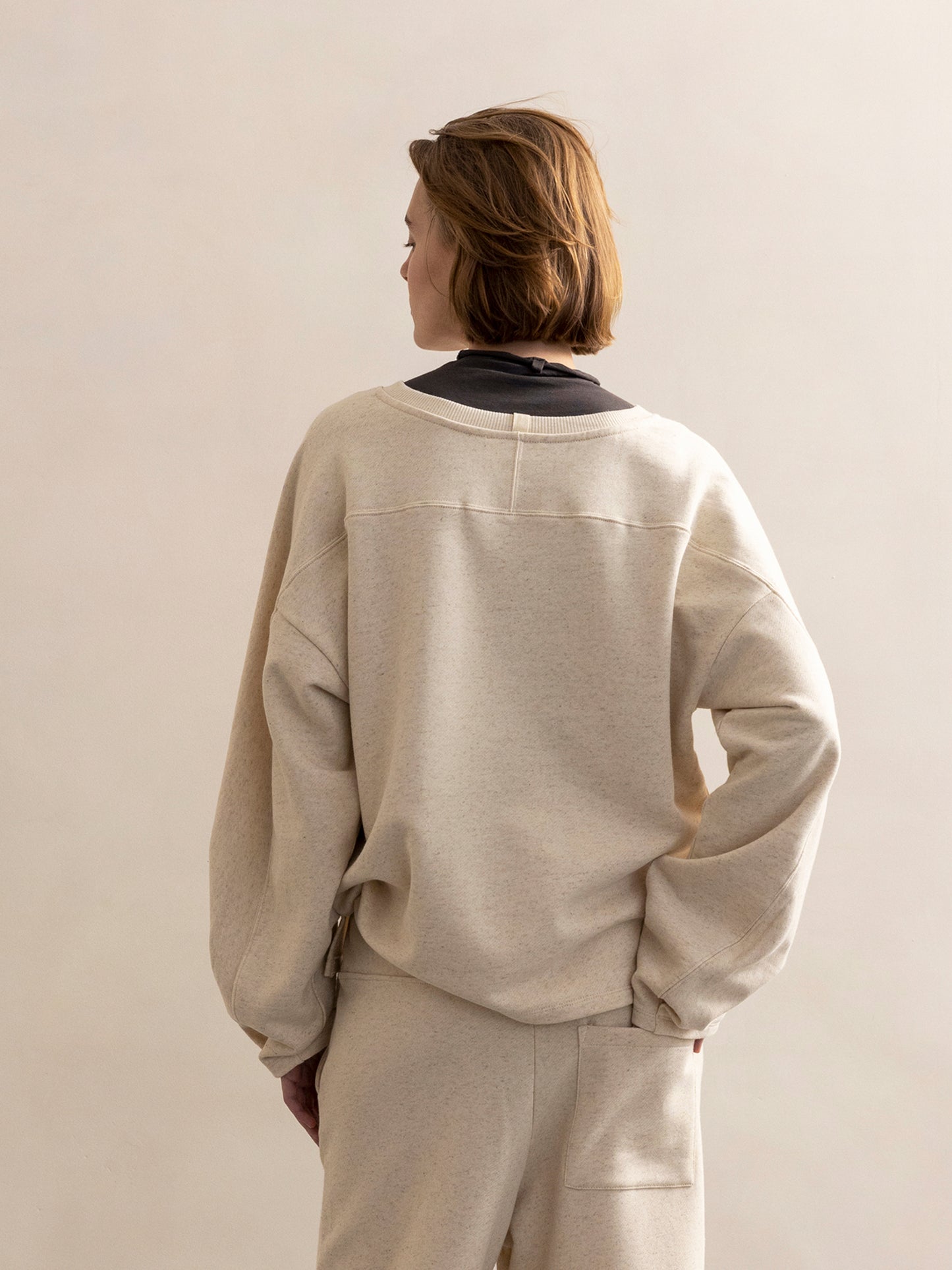 HALFEN woolen ladies oversized cardigan - Noot