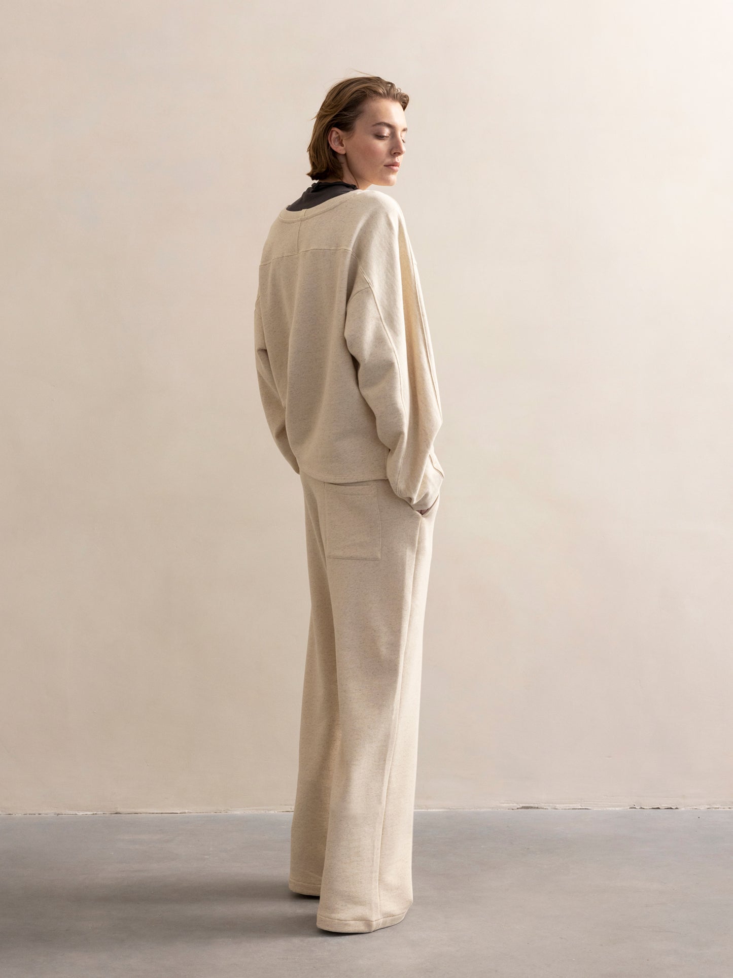 HALFEN woolen ladies oversized cardigan - Noot