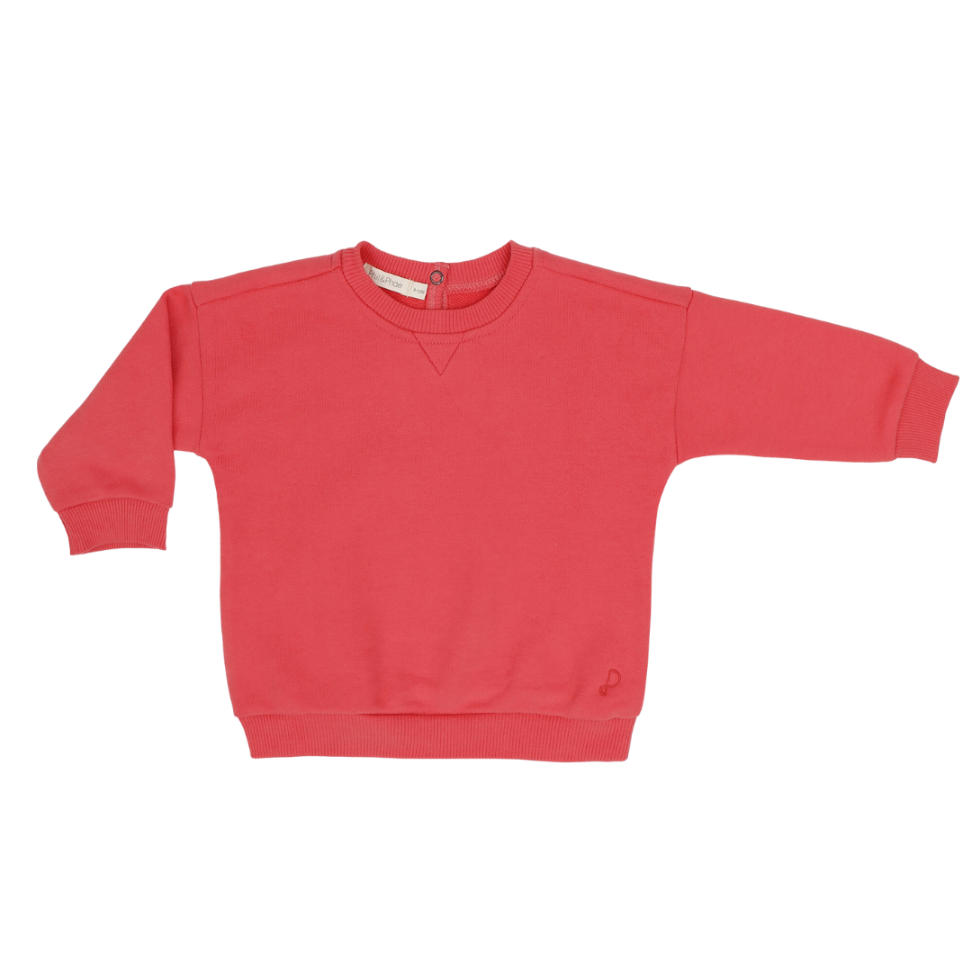 Phil & Phae chunky baby sweater - Coral