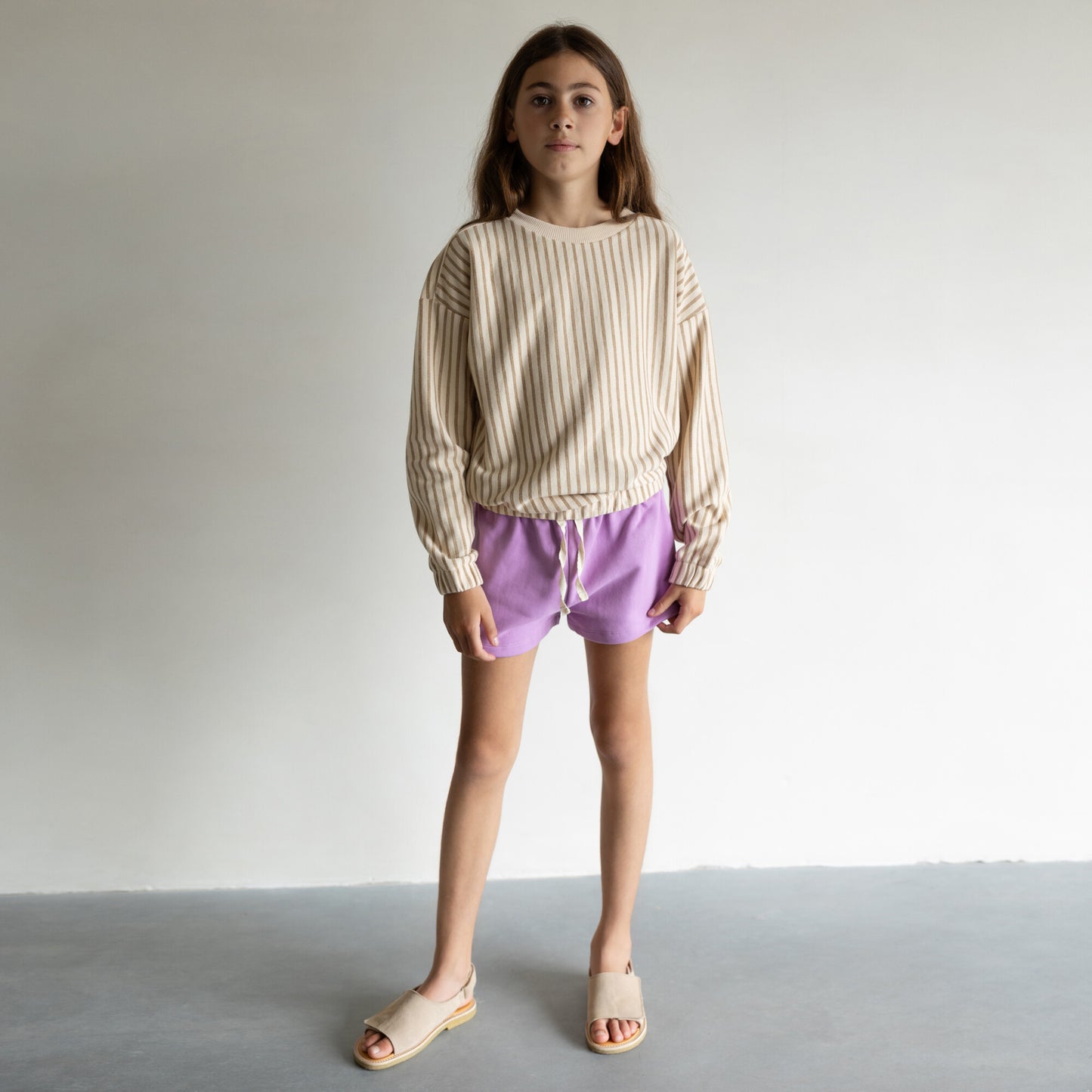 Phil & Phae sweat beach shorts - Bright lilac