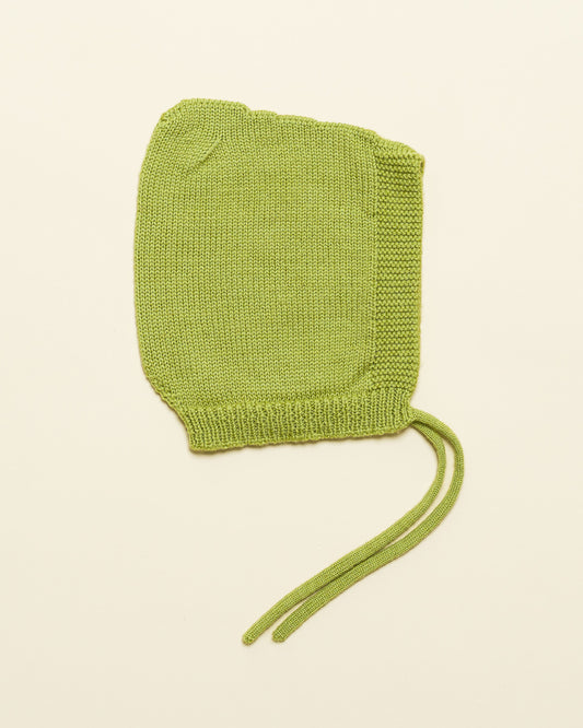 Hvid Pixie bonnet Isidor - Lime Pop