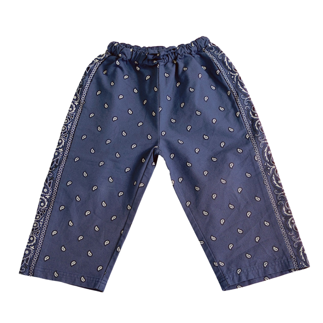 Rory George katoenen bandana broekje - Indigo