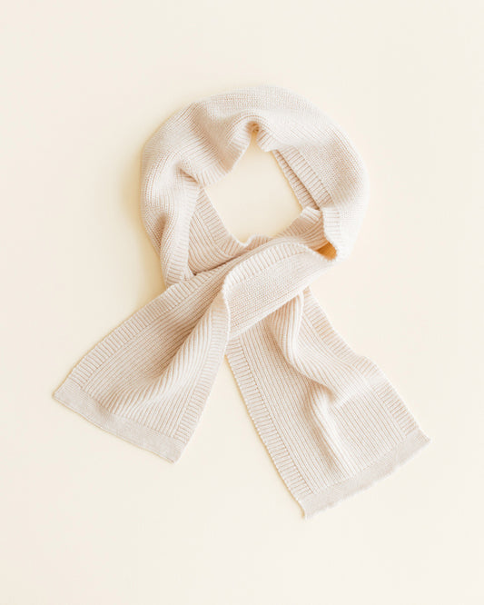 Hvid sjaal Gustave - Cream